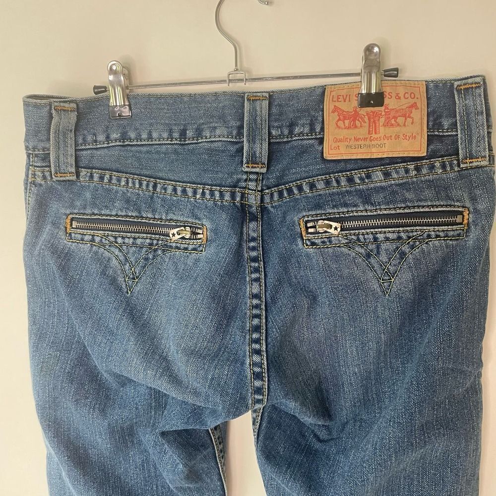 Levi's Western Boot Jeans Juniors Size 11 Blue